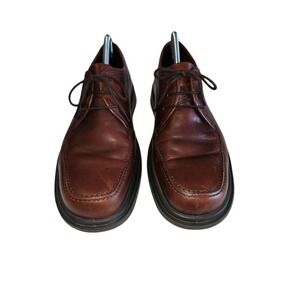 Ecco Men's Mahogany Brown Derby Style Dress Shoe Size 44